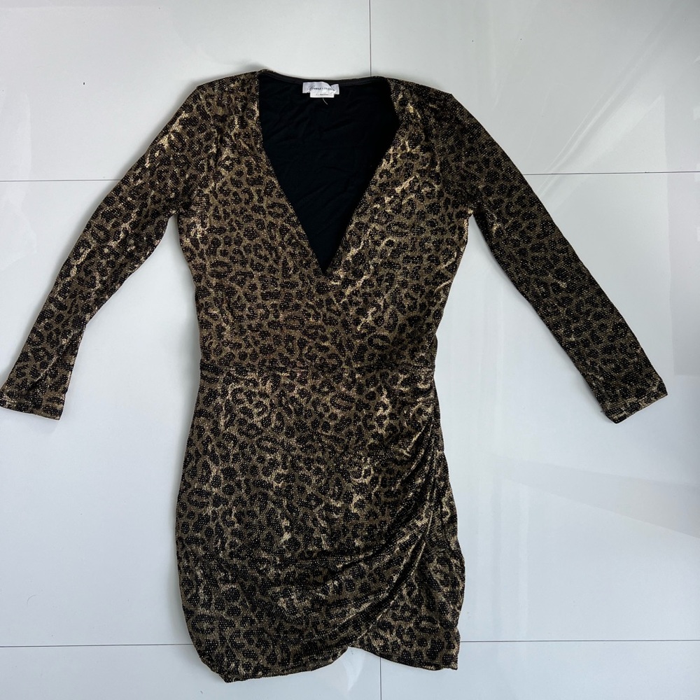 Lovers and Friends Burmese dress leopard print mini bodycon - Picture 3 of 6